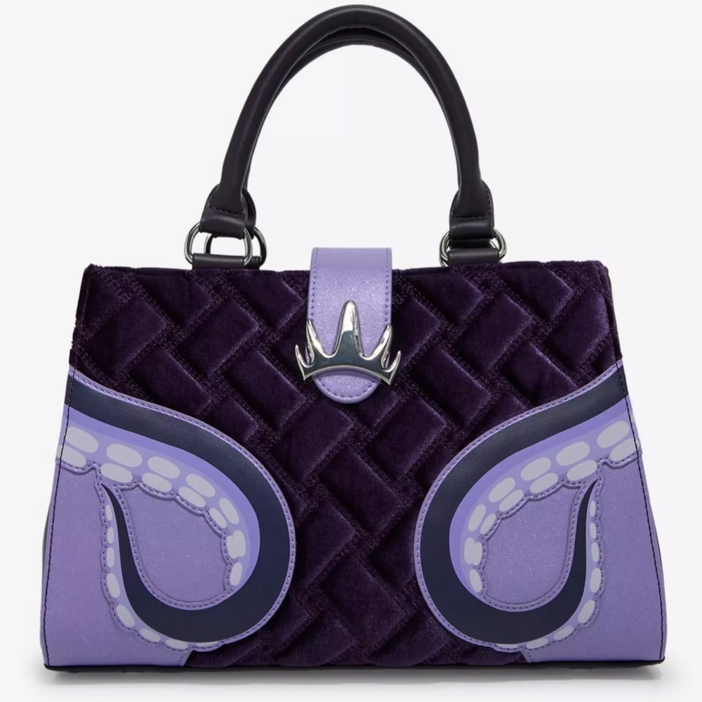 Loungefly Disney The Little Mermaid Ursula Velvet
Convertible Handbag & Wallet - Picture 4 of 10